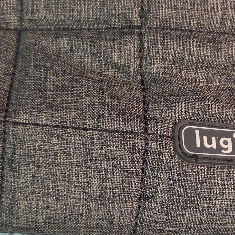 Lug Life Water Repellent Brown Quilted Taxi Large Tote Bag with Trolly Sleeve